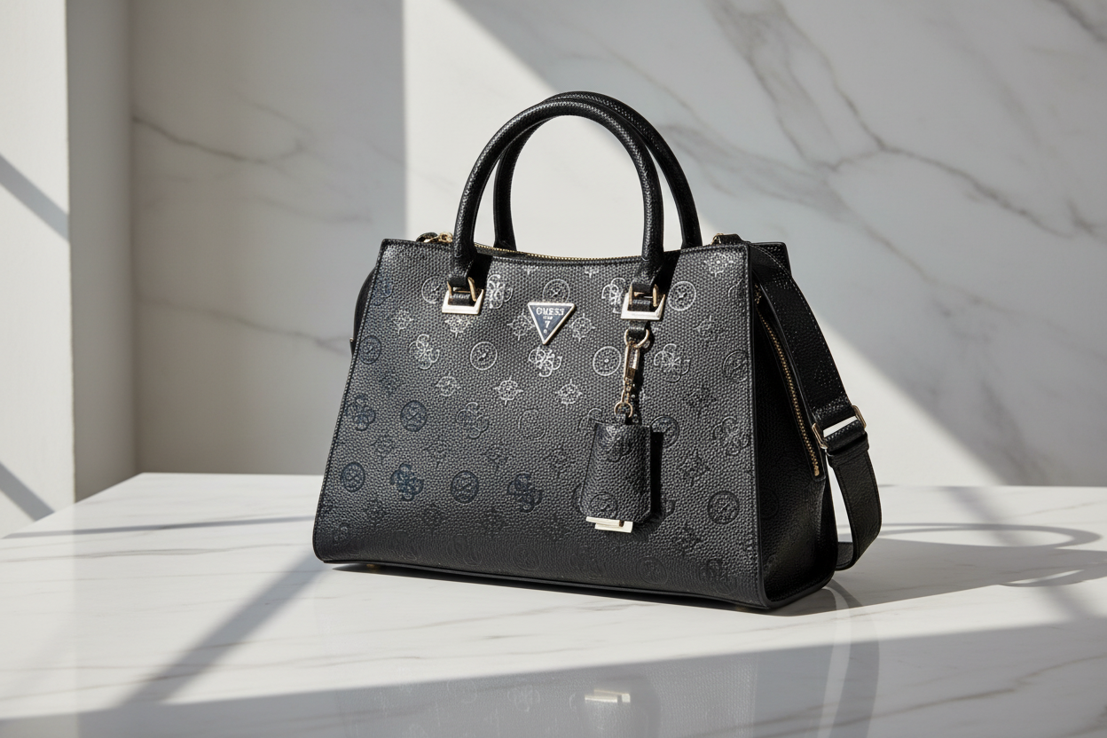 Guess Jeans Nero Damhandväska