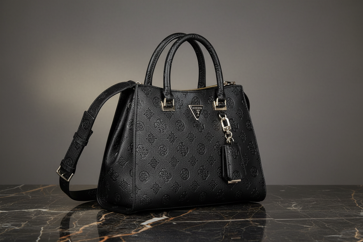 Guess Jeans Nero Damhandväska