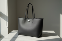 Burberry svart kalvläder Bos Taurus axelväska