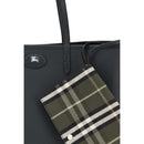 Burberry svart kalvläder Bos Taurus axelväska