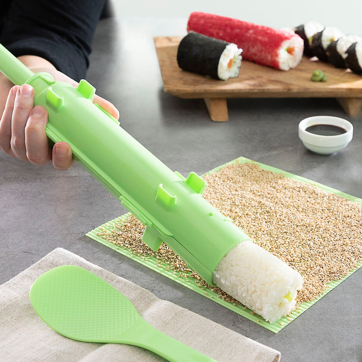 Sushiset med recept Suzooka InnovaGoods 3 Delar
